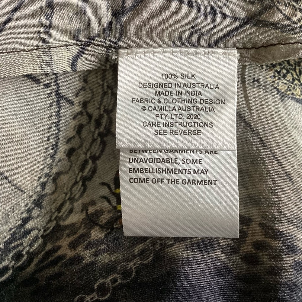 Camilla Treasure Chaser Silk Dress XS - Picture 6 of 12